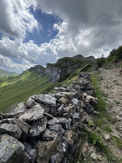 Foto von Andrea Omlin entlang der Tour