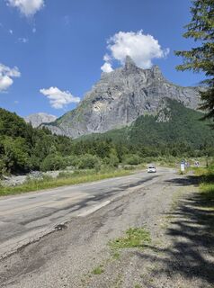 Photo de Rudi le long du parcours
