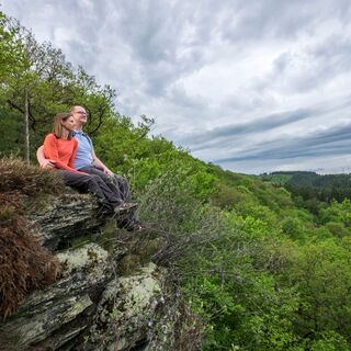 Die Felskante am Ackersberg
