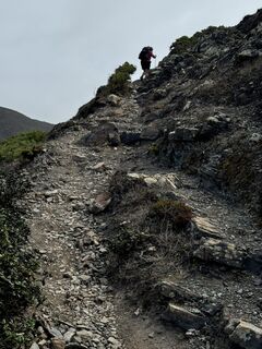 Foto von Heike Hadamus entlang der Tour