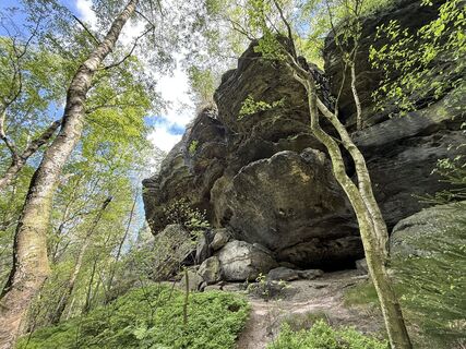 Foto de Norbert Herbig a lo largo del recorrido