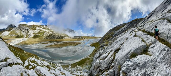 Photo de Aurelian Böhler le long du parcours