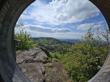 Fotografia z Elisabeth Zednik na trase