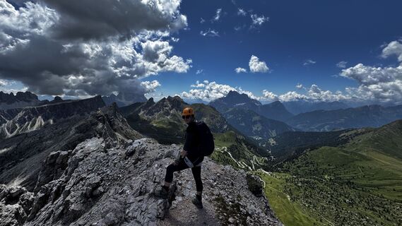 Fotografia z Balint Pukli na trase