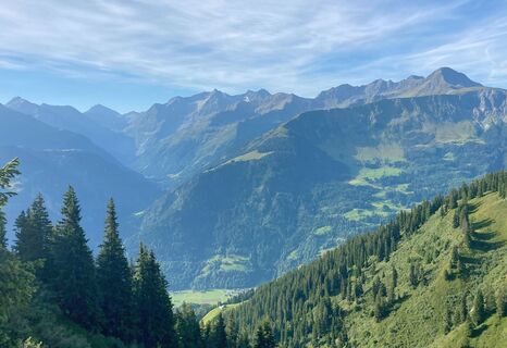 Aussicht auf der Rundtour Alp Glivers