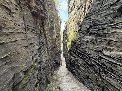Foto von Norbert Herbig entlang der Tour
