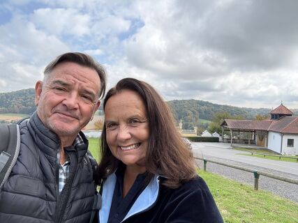 Photo de Walter Baumgartner le long du parcours