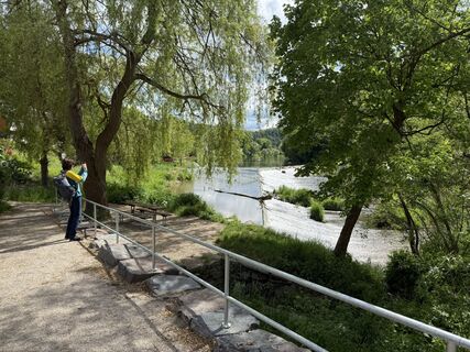 Zdjęcie z Bernd Schattschneider wzdłuż trasy