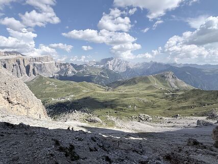 Foto de michele angelini a lo largo del recorrido