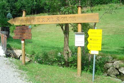 Wegweiser zur Ysperklamm