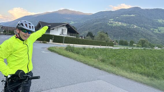 Foto de Ewald Thallinger a lo largo del recorrido