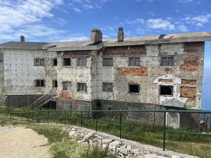 Foto de Wolfgang Thomaschitz a lo largo del recorrido