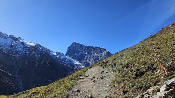 Photo de Silvia Elsener le long du parcours