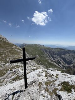 Foto de Luca Pirker a lo largo del recorrido
