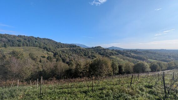 Foto de Stefano Manzoni a lo largo del recorrido
