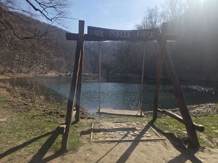 Foto de Darija Forgač a lo largo del recorrido