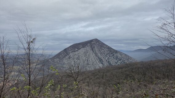 Foto de Fabrizio Plesnizer a lo largo del recorrido