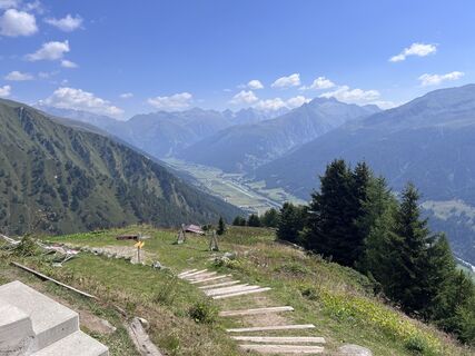 Foto von Simon Oeschger entlang der Tour
