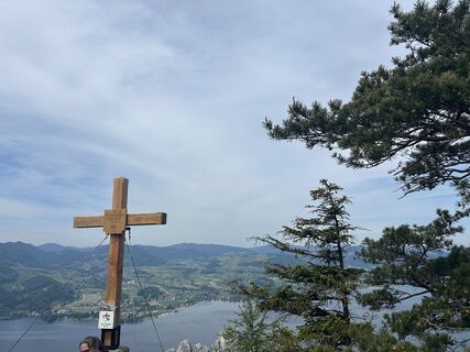 Foto von Barbara Berger entlang der Tour