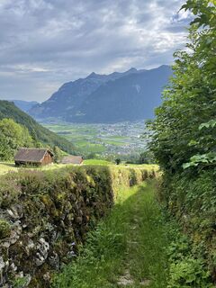 Photo de Martin Reinhard le long du parcours