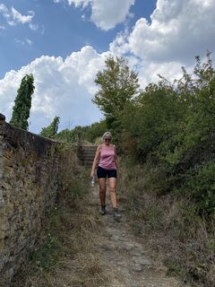 Foto de Kenn Ransby a lo largo del recorrido