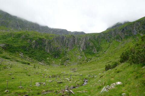 anfangs noch viele Wolken und Nebel