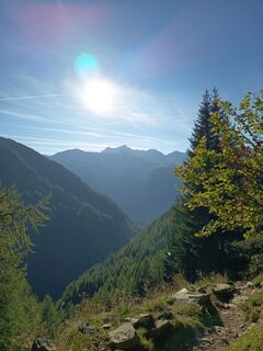Foto von Aner entlang der Tour