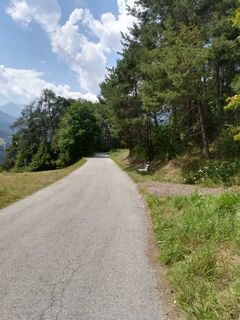 Weg zum Parkplatz