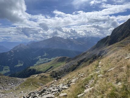 Photo de Silke Bardon-Martis le long du parcours