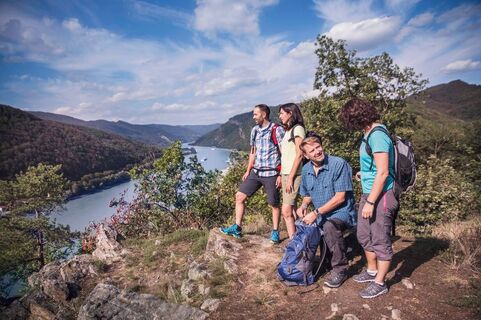 Rast am Luftberg oberhalb von Aggsbach-Dorf