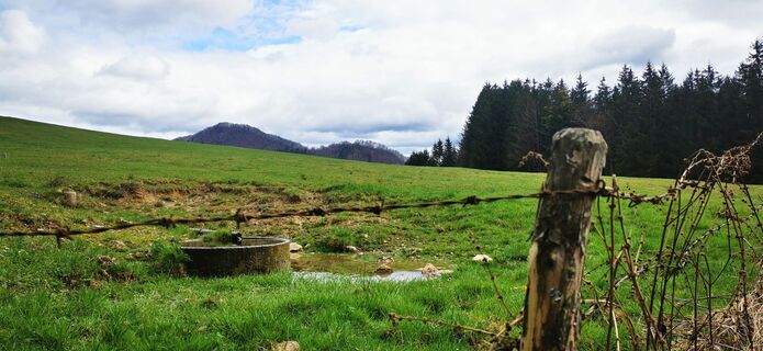 Foto von Klaus Lehner entlang der Tour