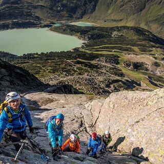 Klettersteig Silvapark Ballunspitze
