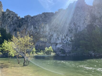 Zdjęcie z Mario Spalinger wzdłuż trasy