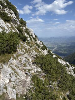 Foto de Christian Schindlbeck a lo largo del recorrido