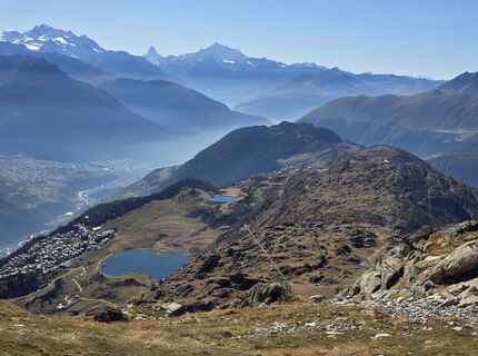 Foto de André Moergeli a lo largo del recorrido