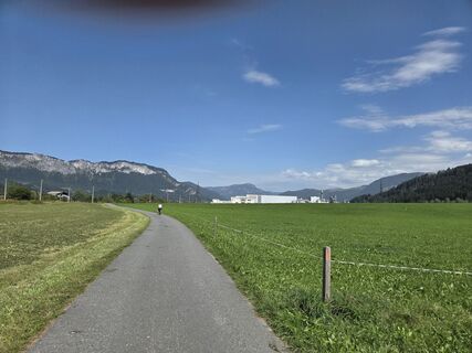 Foto von Marianna Glarcher entlang der Tour