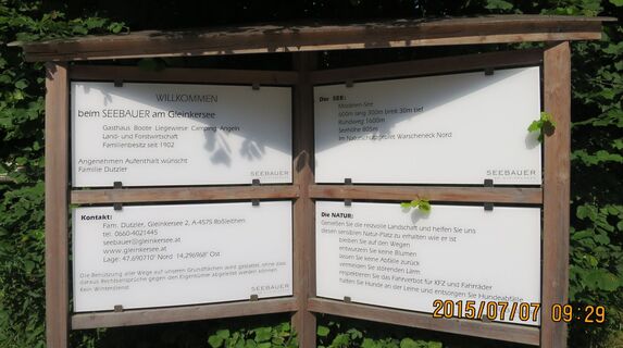 nahe beim Gleinkertsee