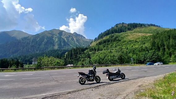 Fotografia z Rudolf na trase