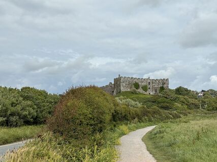 Foto von Gisbert Hahn entlang der Tour
