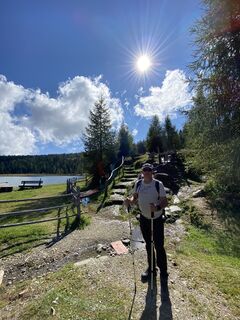 Fotografia z Melanie Hörzer na trase