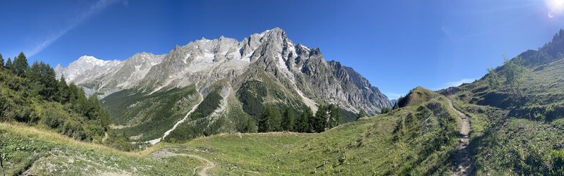 Foto von Ivano Lucin entlang der Tour