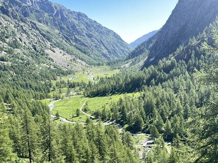 Photo de Toni Lerda le long du parcours
