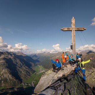 Klettersteig Silvapark Ballunspitze