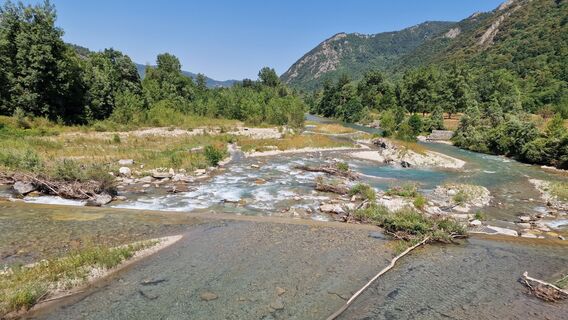 Fotografia z Fabrizi Mellano na trase