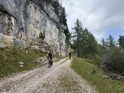 Foto von Gianfranco Idini entlang der Tour