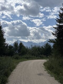 Foto von Heinz Sperl entlang der Tour