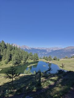 Photo de Sam le long du parcours