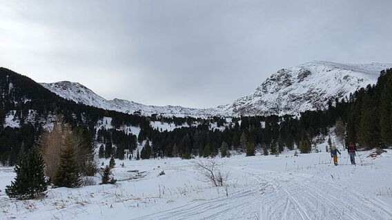 Foto de Gerhard Wilding a lo largo del recorrido