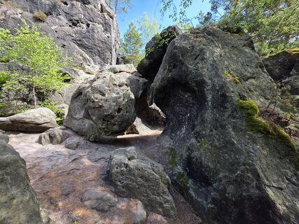 Foto von Peter Griesbach entlang der Tour