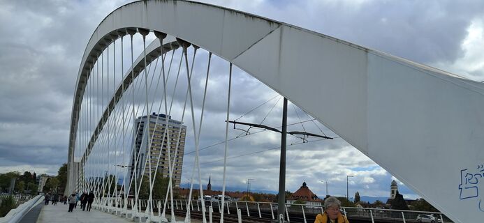 Fotografia z Mária Lovász na trase